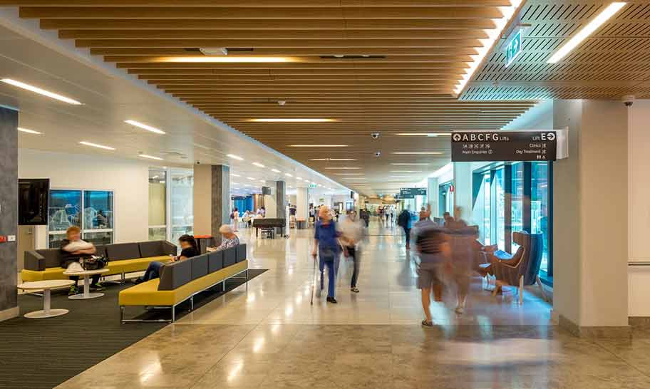 Aurecon helped deliver the new design of the hospital, which focuses on the needs of patients.