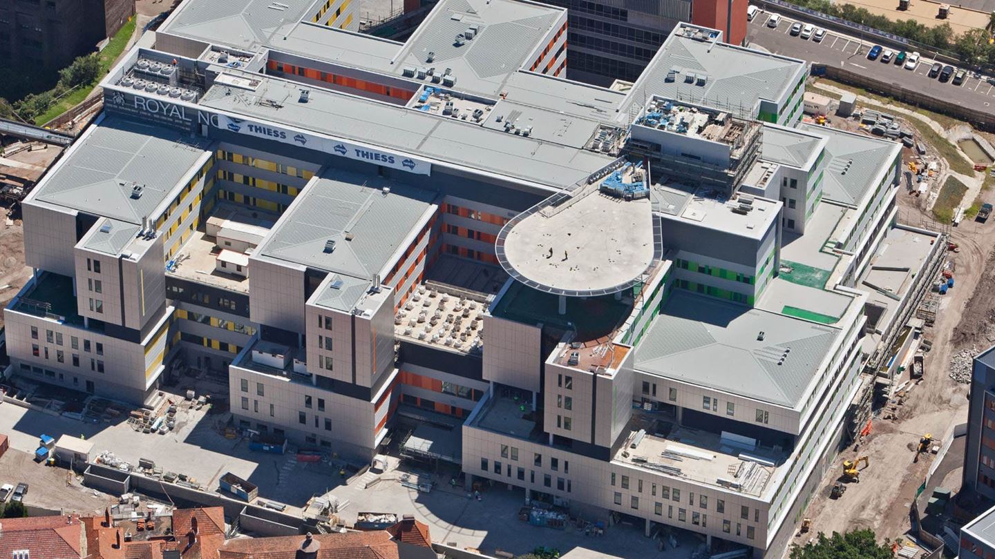 Providing safe, reliable and flexible energy sources for optimal efficiency and comfort in the Royal North Shore Hospital. Image courtesy of NSW Health.
