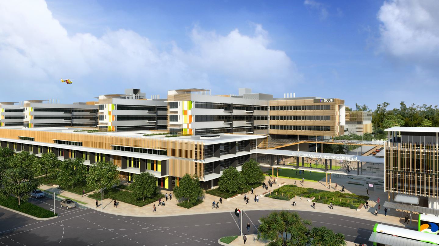 Sunshine Coast University Hospital delivers successful design and delivery with sustainability and technology.