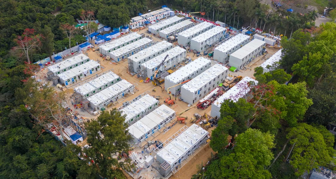 The Lei Yue Mun Park and Holiday Village was the first quarantine village transformed into a quarantine centre for people infected with coronavirus patients in Hong Kong.