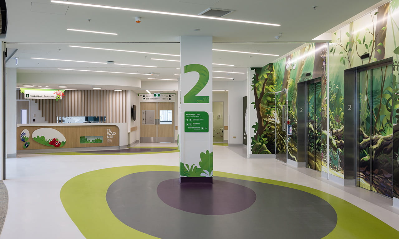 The Wellington Children's Hospital has a fun and playful design to capture children’s imagination and help put them at ease.