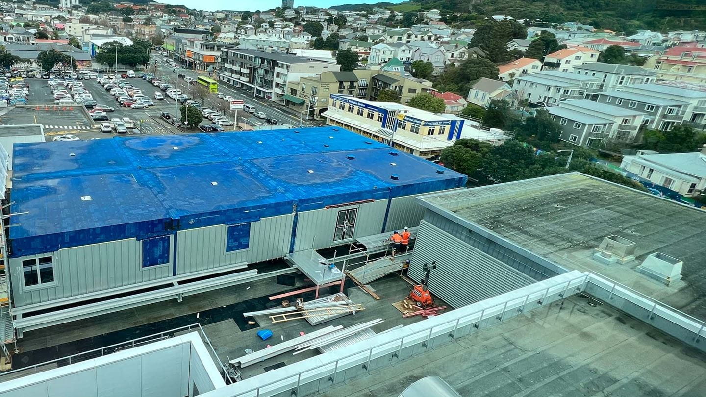 Rehabilitation of copper pipes at Wellington Regional Hospital.