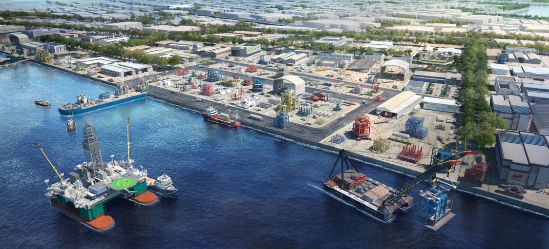 Artist’s impression of Offshore Marine Centre 2. Photo courtesy of JTC Corporation.