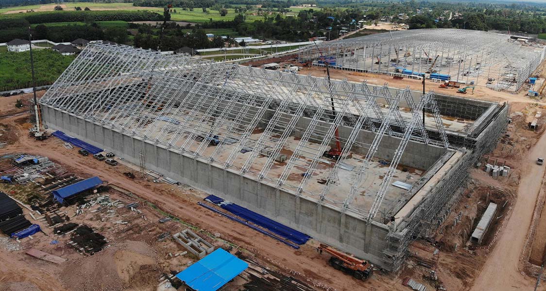 Reviews were performed on material samples, shop drawings, plant and equipment specifications to ensure they met design and safety standards. Image courtesy of Kaset Phol Sugar Co. Ltd.