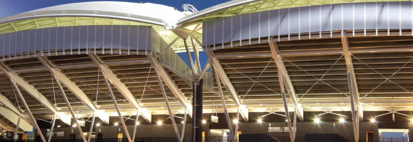 The new iconic grandstand at Adelaide Oval included a feature roof, capturing everyone’s imagination.