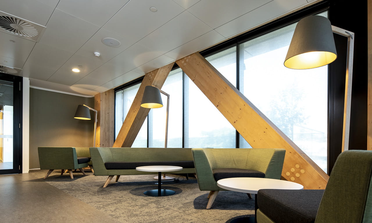 Zen Zone lobby, ground floor of the 25 King building.