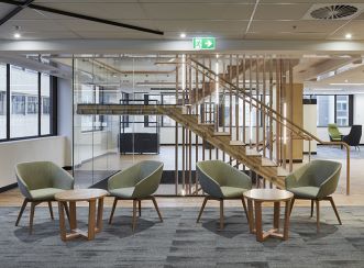 Adelaide office has a contemporary and functional workspace that promotes well-being and draws people into newly created collaboration areas.
