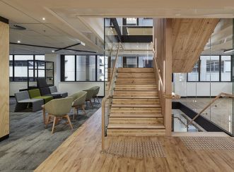 Aurecon demonstrates what could be achieved through repurposing existing spaces and showcasing timber as a sustainable and natural building material.