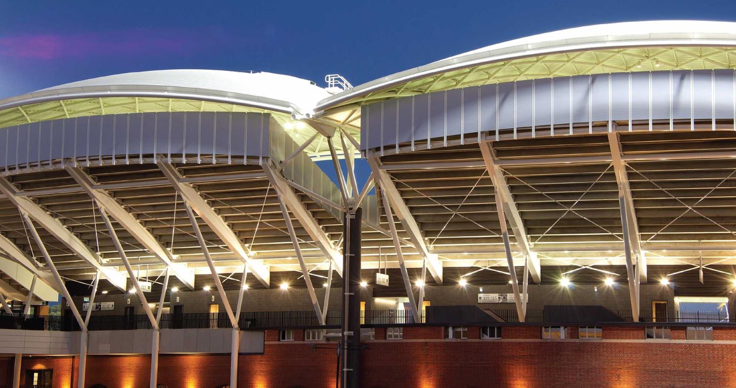 The new iconic grandstand at Adelaide Oval included a feature roof, capturing everyone’s imagination.