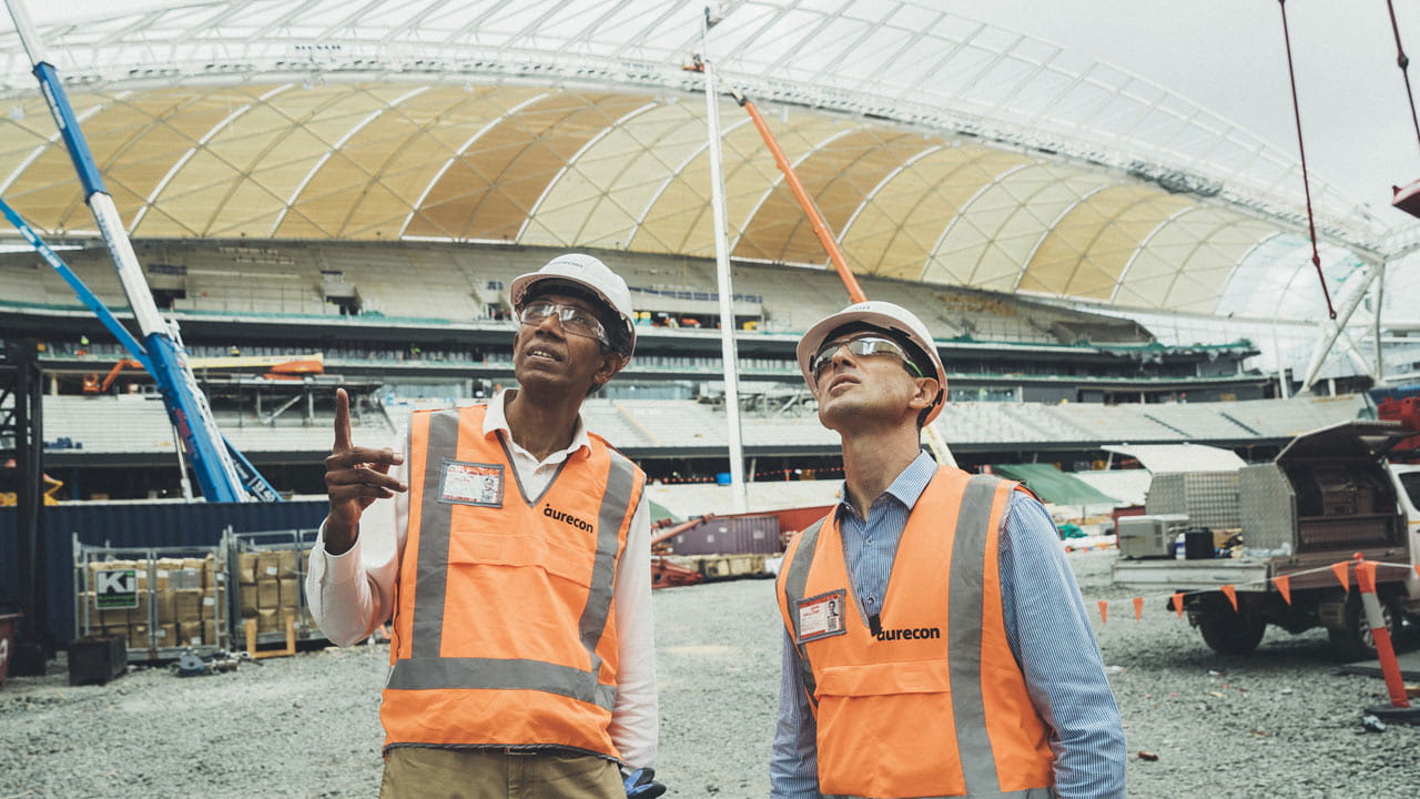 Aurecon created bespoke digital engineering scripts to process design checks, complete complex structural analysis and accelerate the review process. Image courtesy of Damien Ford Photography.