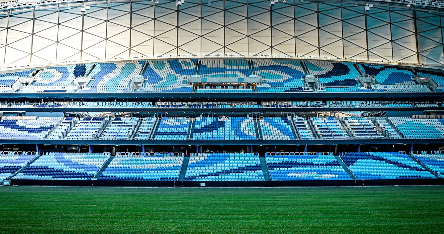 Aurecon worked alongside partners Cox Architecture, John Holland, Schlaich Bergermann Partner and the NSW Government. to bring the architectural vision to life. Image courtesy of Venues NSW.