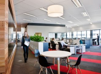 Aurecon teams can review the correlation between comfort, overall wellness and levels of productivity and company satisfaction in the Smart Centre
