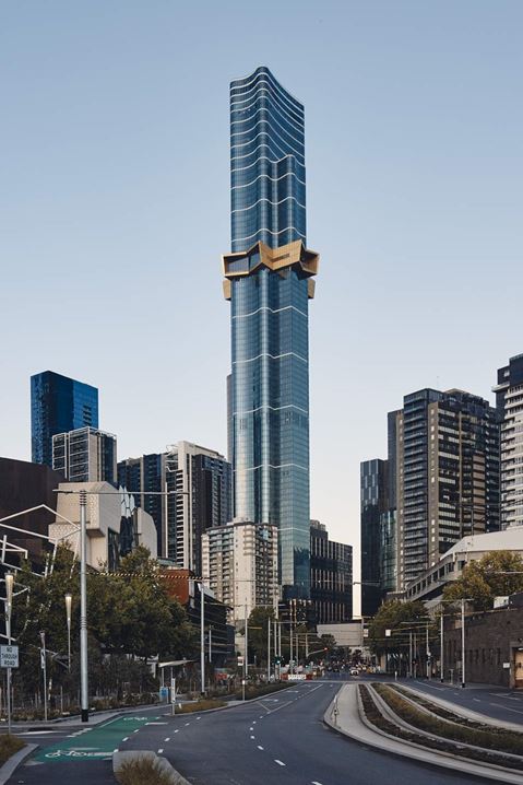 Aurecon was assigned to design the facade engineering of the Australia 108 tallest residential building. Image courtesy of Fender Katsalidis and Peter Bennetts.