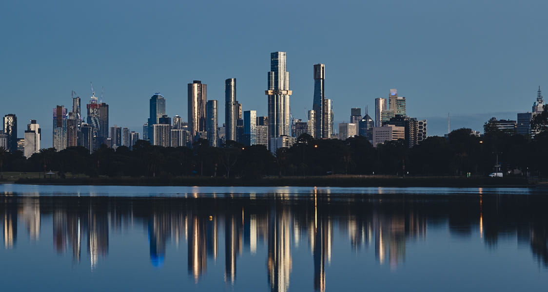 Melbourne's Australia 108 tower is the tallest residential building in the Southern Hemisphere. Image courtesy of Fender Katsalidis and Peter Bennetts.