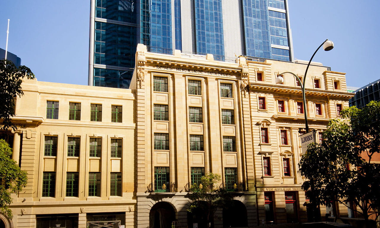 Brookfield Place, Perth. Image courtesy of Brookfield.
