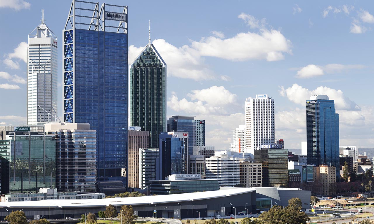 Brookfield Place, Perth is the tallest and most notable structure in the precinct. Image courtesy of Brookfield.
