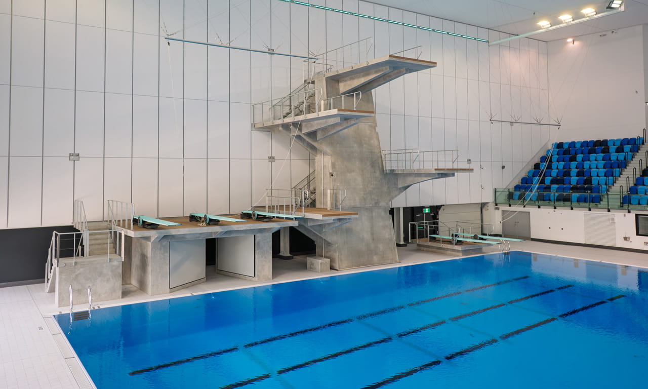 New Zealand's first 10 m competition diving pool in over 20 years at Parakiore Recreation and Sports Centre.