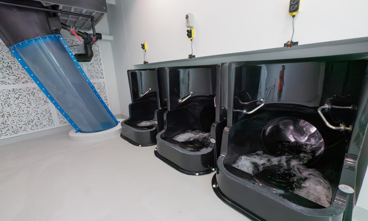 Parakiore's aquatic centre includes five eel-inspired hydro slides, featuring New Zealand's first Looping Rocket trapdoor slide.