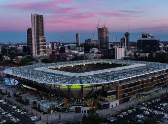The CommBank Stadium offers high-quality food, beverage facilities, and expansive pedestrian and public plaza areas for public events.