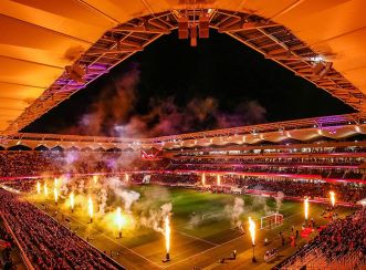 Aurecon delivered structural and civil engineering, sustainability consulting, wind and fire engineering, security and building services for the stadium project.