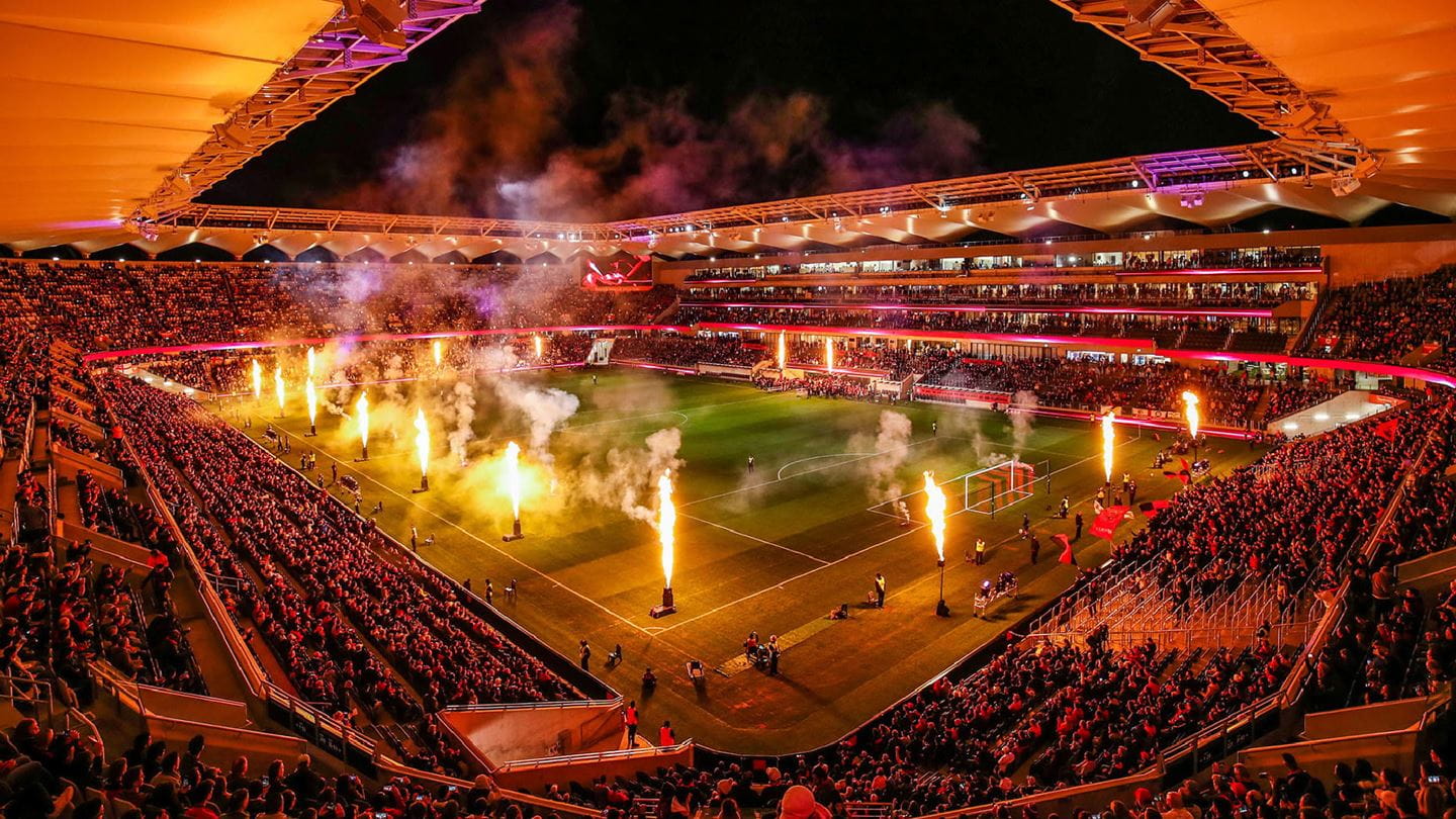 CommBank Stadium, a world-class stadium bringing spectators closer to the action.
