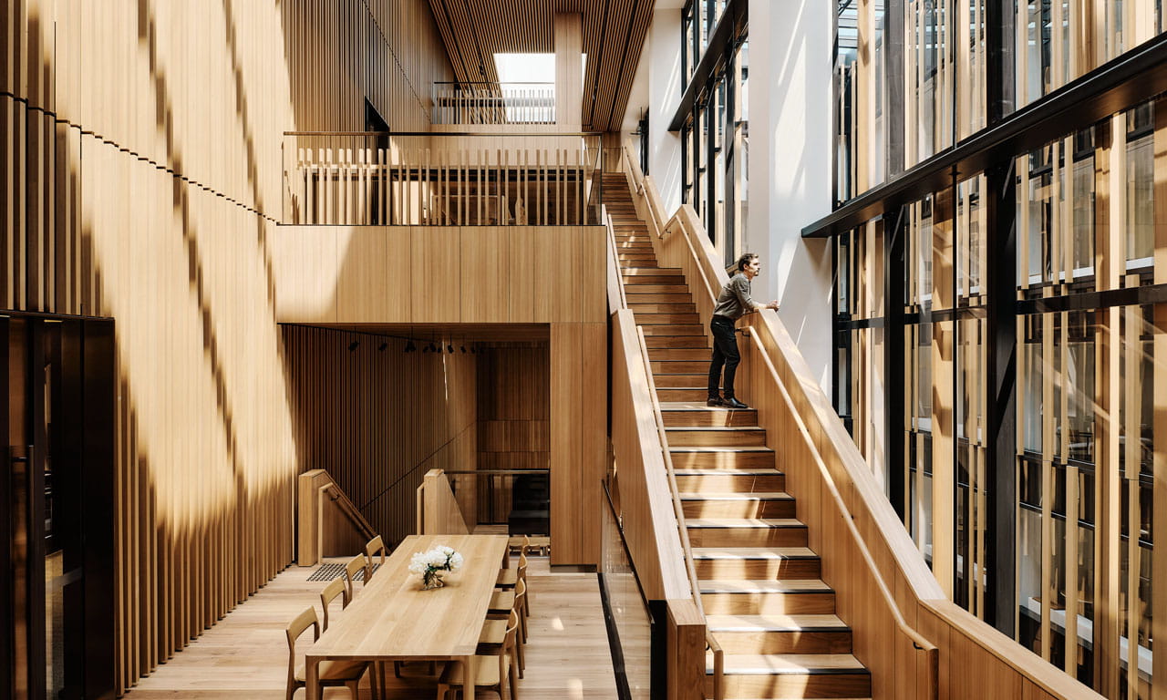 Aurecon employed a unique blend of modern HVAC technologies to lower energy use and improve serviceability.