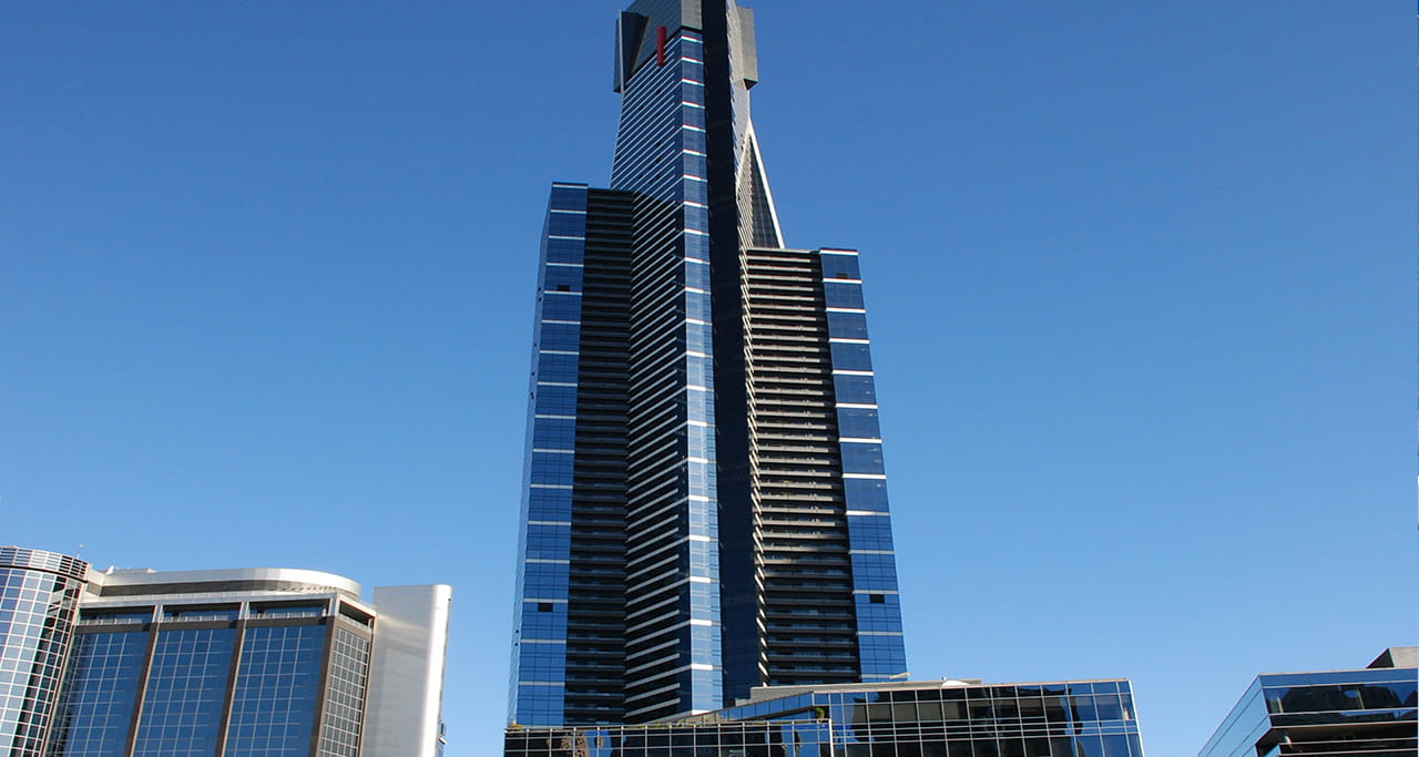 Wind tunnel testing was used to check the Eureka Tower building’s performance.