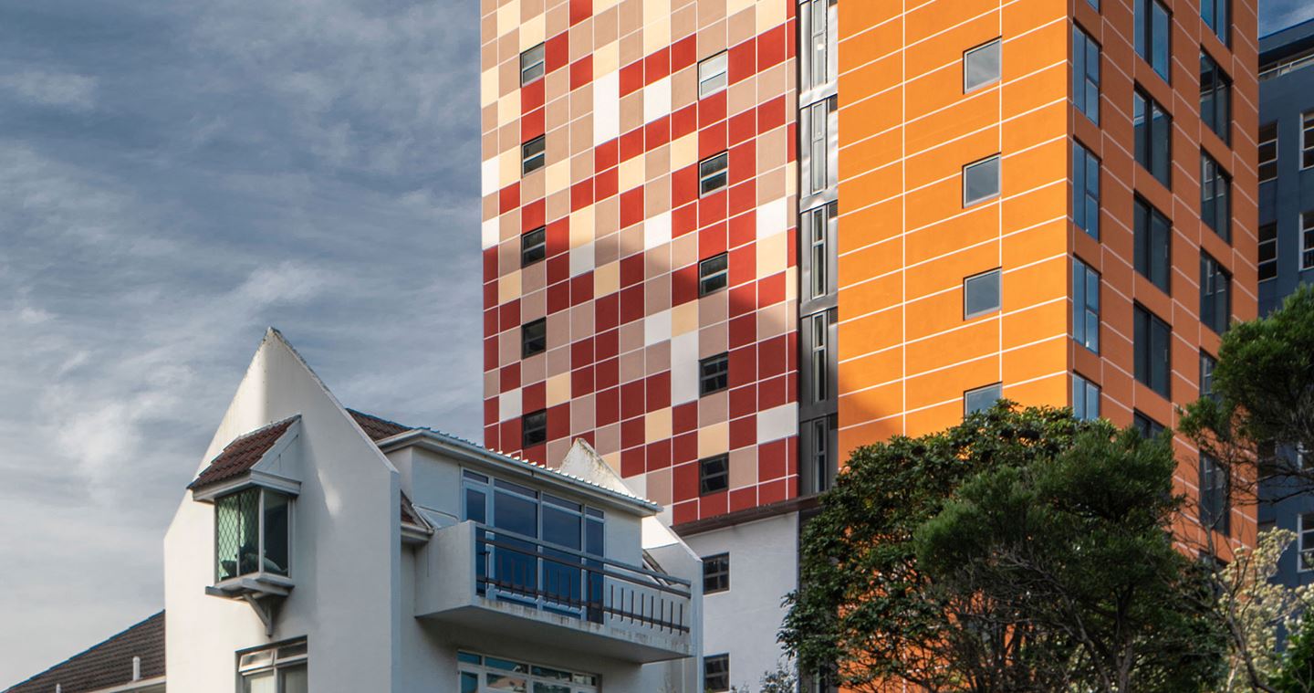 Delivering a solution for Wellington's housing problem with the construction of the 17-storey Frame Apartments.