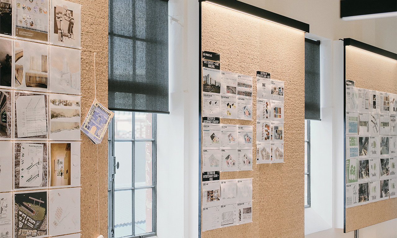 Natural lighting turned into a feature by being incorporated in design.