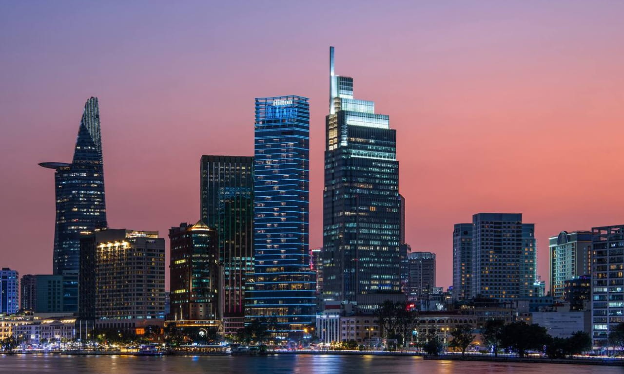 Aurecon was appointed by Unity Investment Corporation to provide structural and engineering design for the Hilton Saigon Hotel. Images courtesy of Unity Investment Corporation.