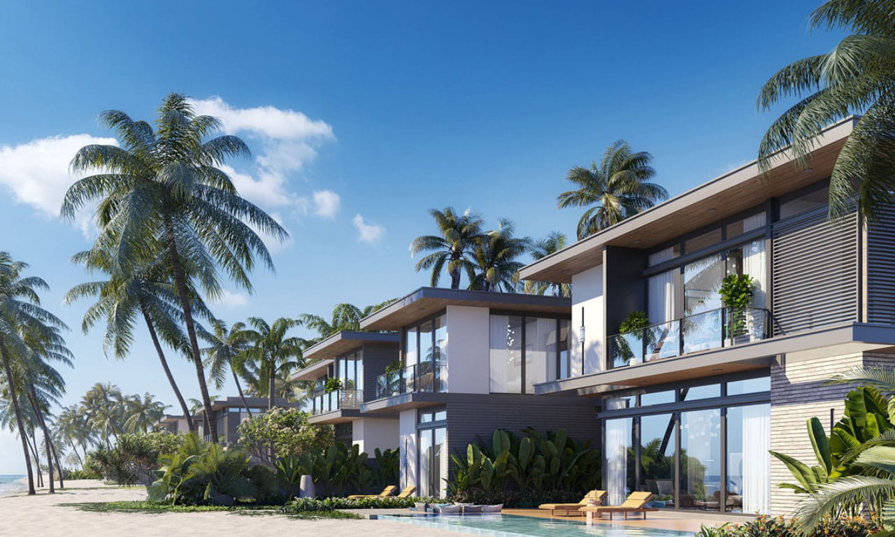 The contemporary design of Hyatt Regency Ho Tram will offer a collection of 63 pool villas and hotel accommodation.
