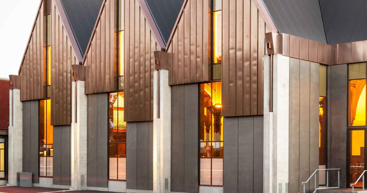 The Knox Church building has been designed for sustainability with the use of a resilient building design philosophy.