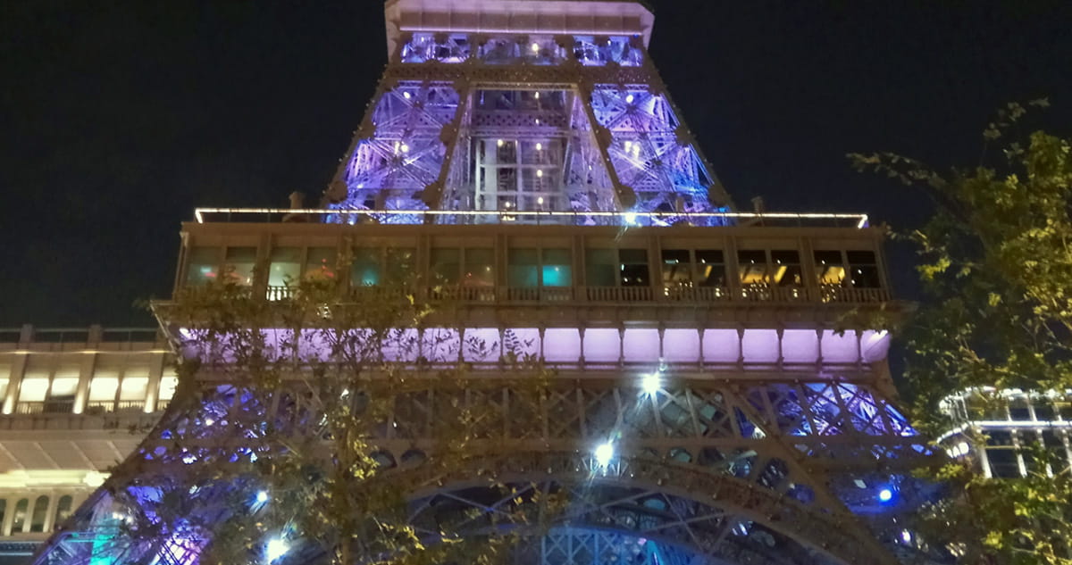 The Macau Eiffel Tower, which is half the scale of the original, is a faithful replica of the famed 19th century counterpart in Paris.