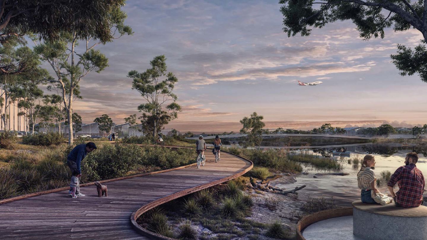 Mamre Road Precinct visualisation.