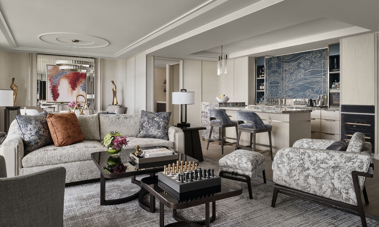 The new collection of rooms and suites were refurbished in stages to minimise disruption to hotel services and guests. Image courtesy of Marina Bay Sands.