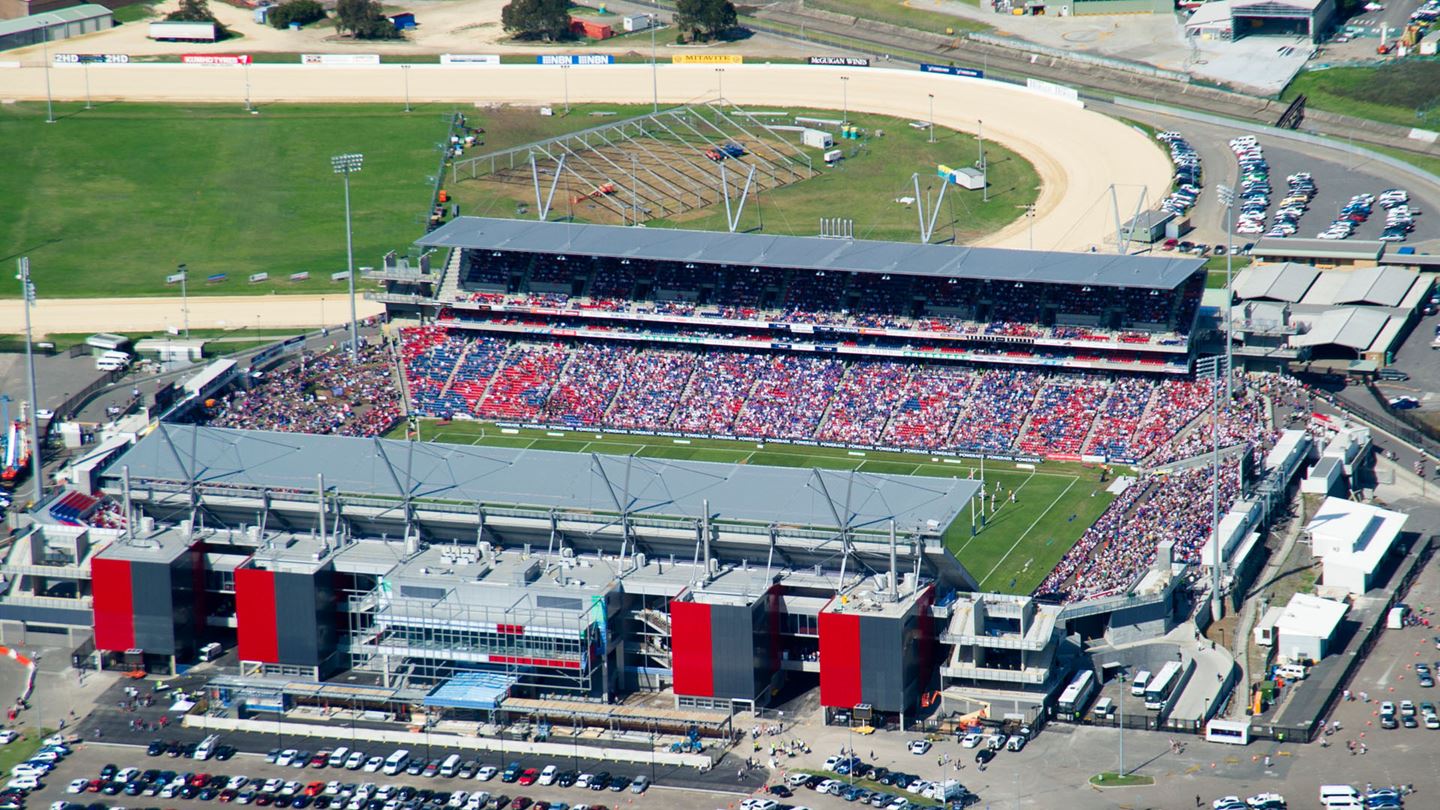 NSW has completed refurbishment work at McDonald Jones Stadium (formerly known as Hunter Stadium).