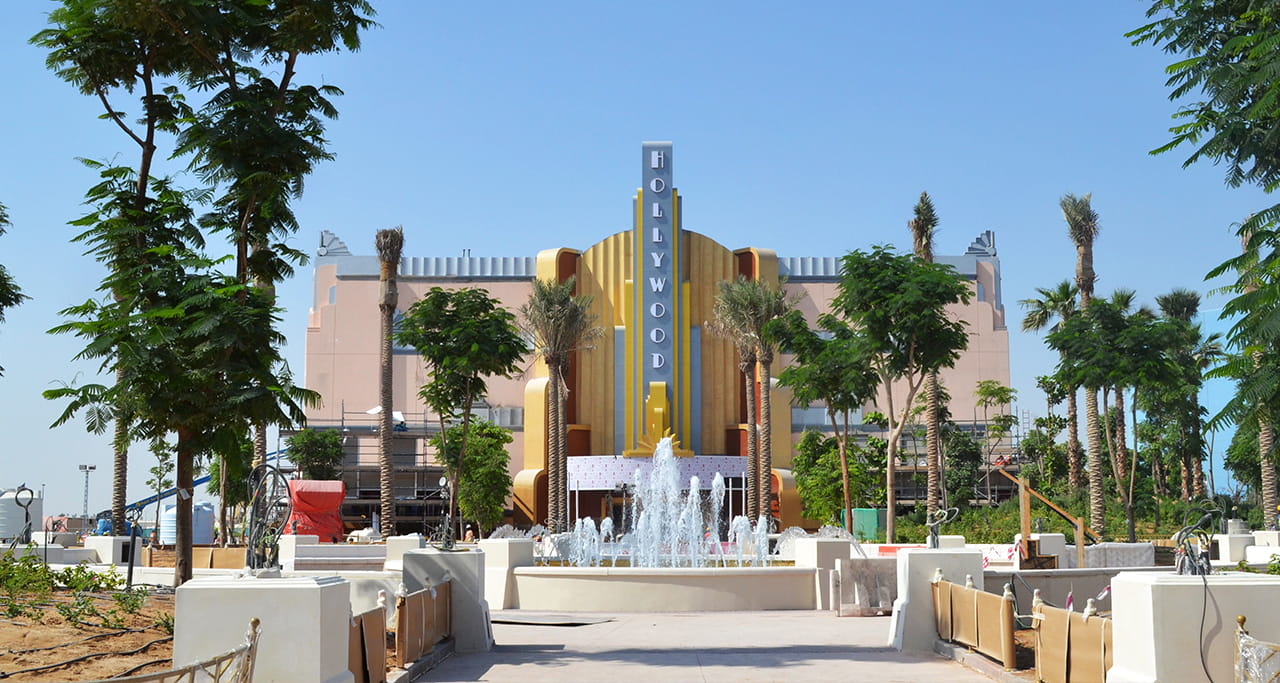 Live performances take place at the Hollywood Theatre, MOTIONGATE™ Dubai.