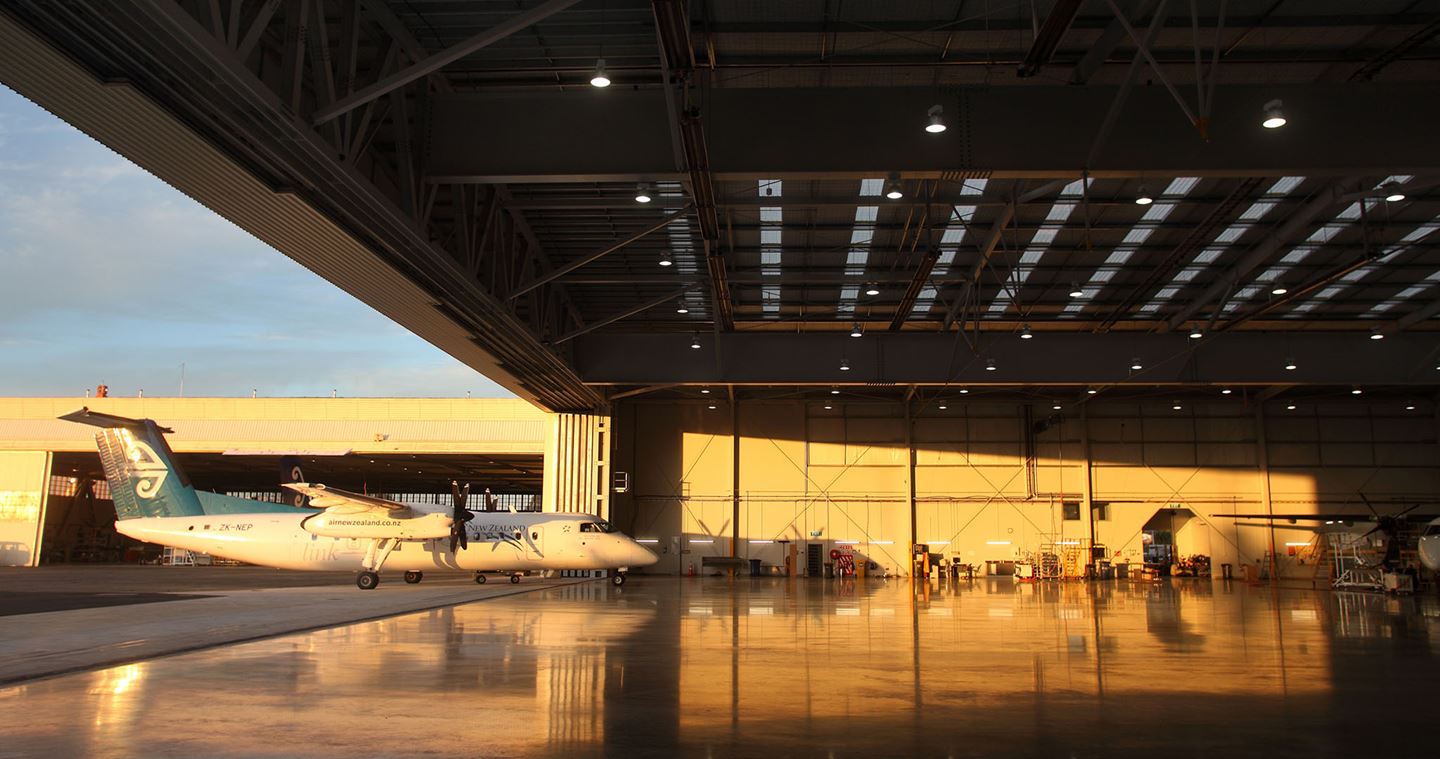 Engineering design provided for the new hangar facility of the Air Nelson roof structure in New Zealand.