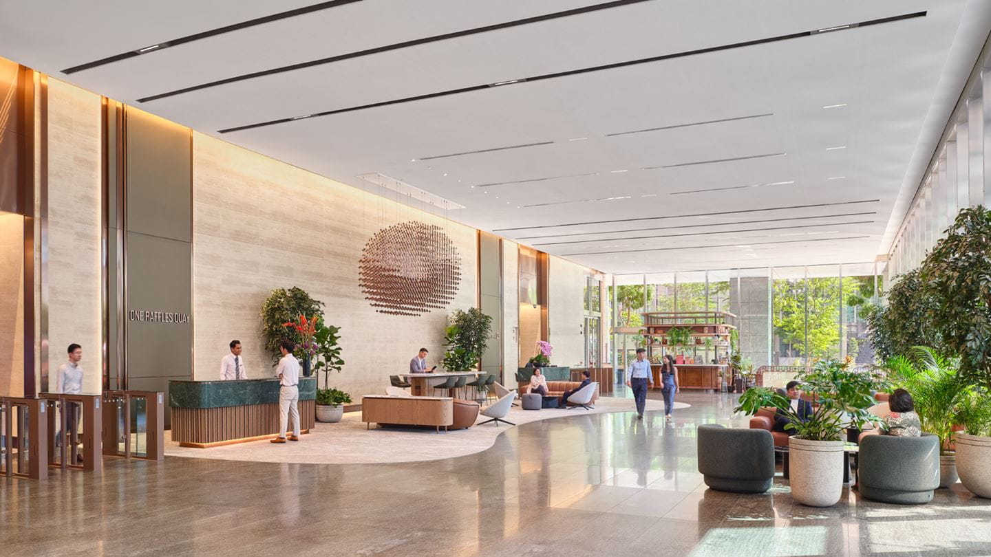Revitalising One Raffles Quay with sustainable design and community focus. Image courtesy of Christopher O’Grady.