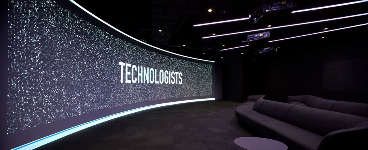 PwC Experience Centre's viewing room.