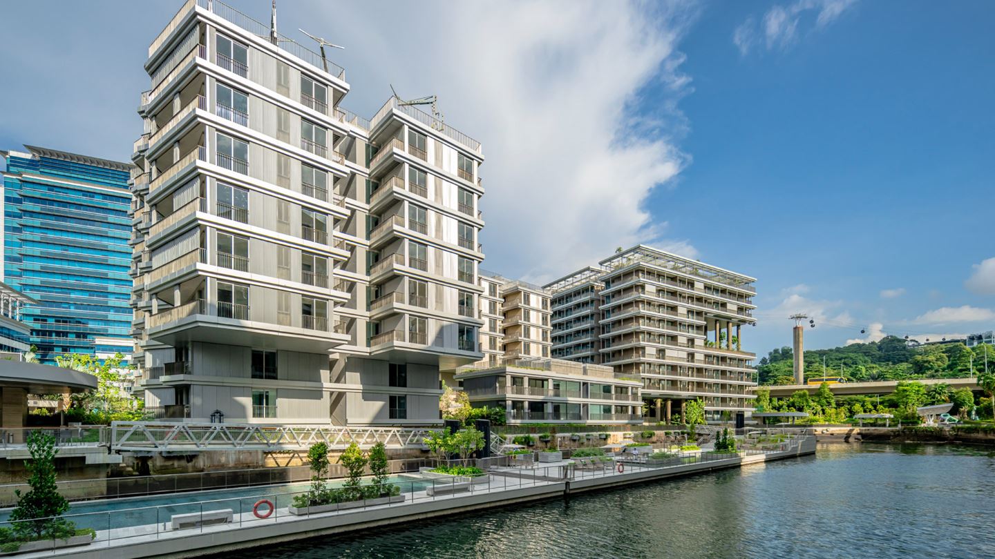 The Reef at King's Dock is a luxury waterfront residential development located in Singapore.