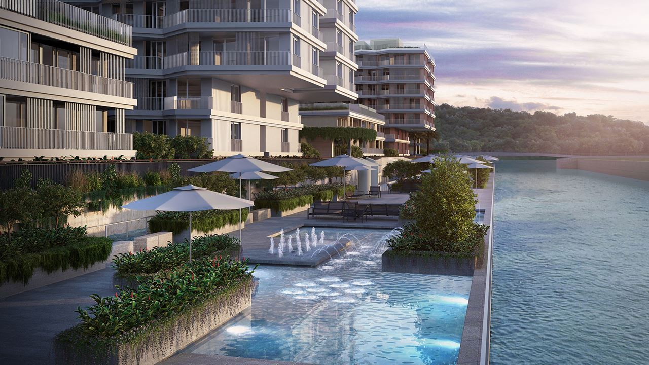 Pool facilities at The Reef.