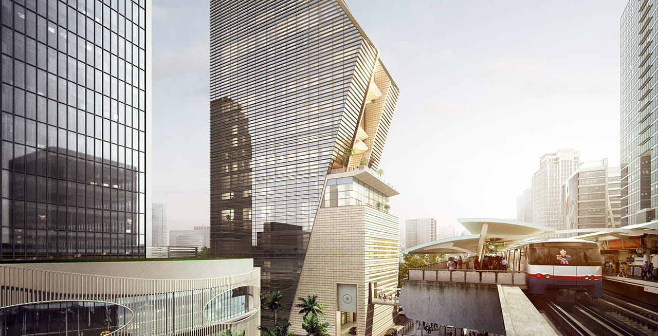 To achieve the structure’s unique design philosophy, Aurecon was engaged by the developers to provide full civil and structural design consulting services. Image courtesy of Kohn Pedersen Fox Associates.