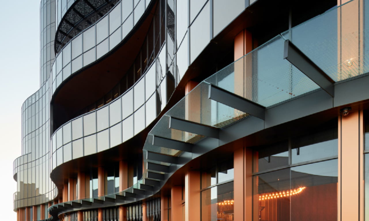 The SkyCity Adelaide project connects to three floors of the adjacent historic and heritage-listed Adelaide Railway Station.