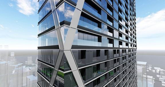 Soonthareeya Ratchadamri, one of the top five slimmest buildings in the world. Image courtesy of Areeya Property PLC & Palmer and Turner (Thailand).