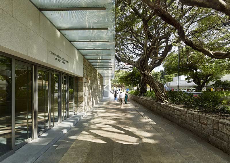 St Andrew’s Church, Nathan Road entrance.