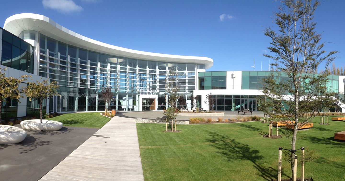 Sustainable earthquake protection to the new global headquarters for Tait Communications in Christchurch.