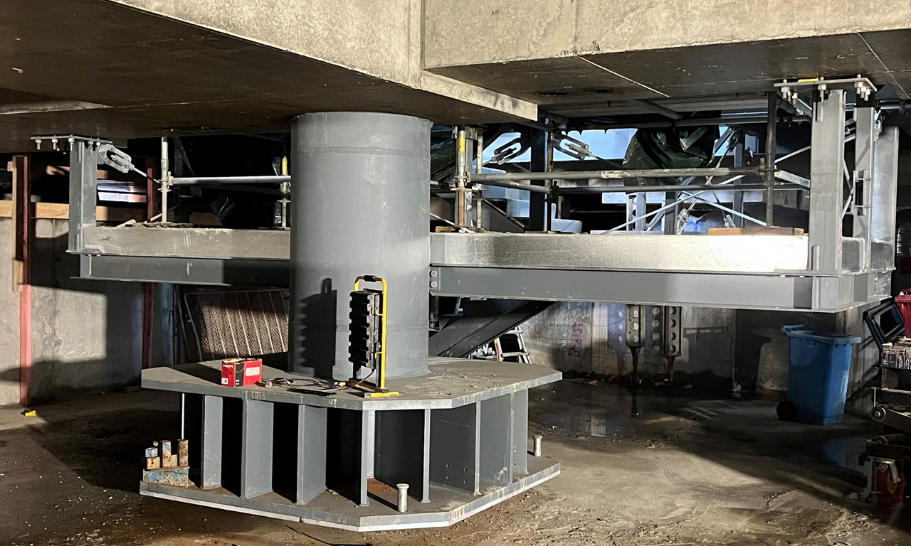 The seismic strengthening of Te Matapihi presented complex engineering challenges that required innovative solutions and careful execution.