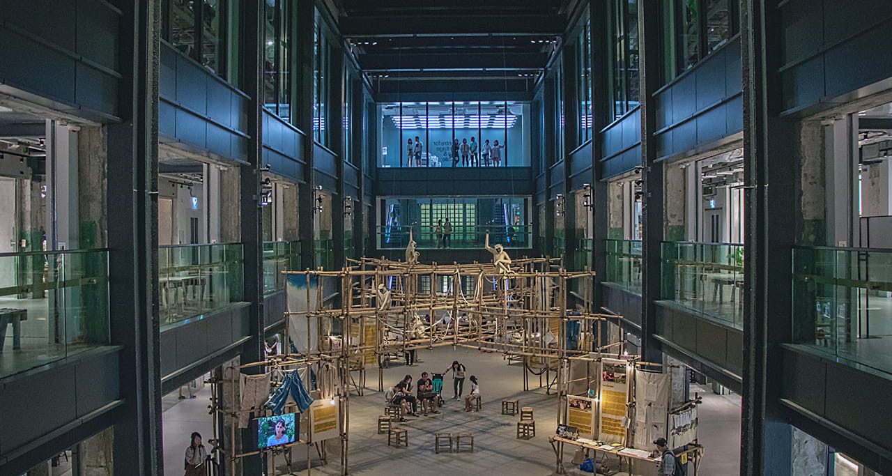 The Gallery is one of the important areas in the building. Humidity and lighting controls were the key considerations in the design to prevent aging of the exhibits displayed in the Gallery. Image courtesy of Nan Fung Textiles Second Mill Ltd.