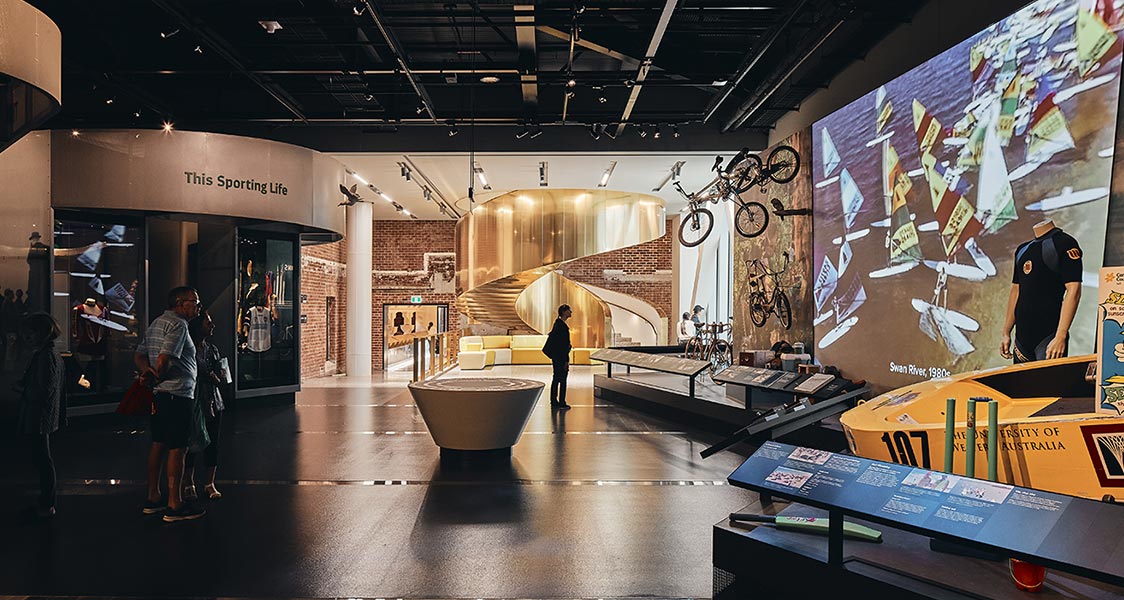 The new Museum building is three times the size of the former Museum on the site and includes eight permanent galleries.
